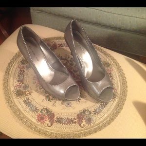 High heels pumps open toe shoes